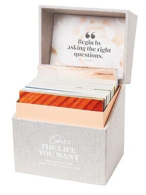 Oprah Conversation Cards The Life you Want 100 Questions Everyone Should Ask
